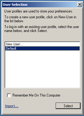 图T28.51  Selecting the Default User (选择默认用户) 